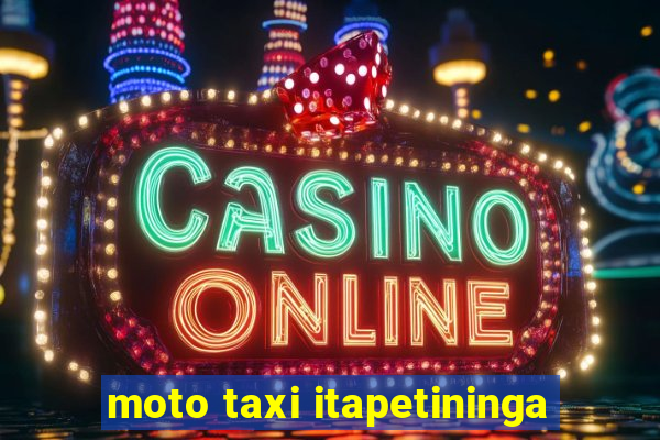 moto taxi itapetininga